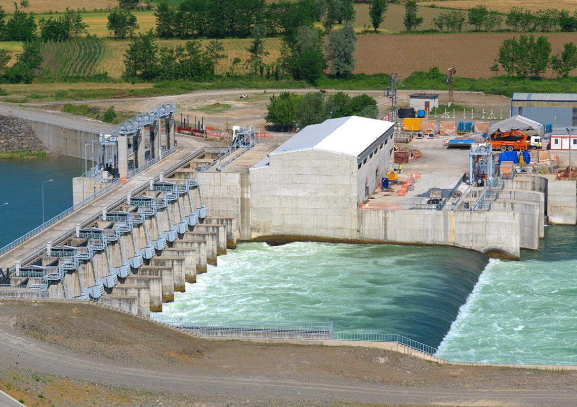 Kumköy Diversion Weir Hydraulic Power Plant